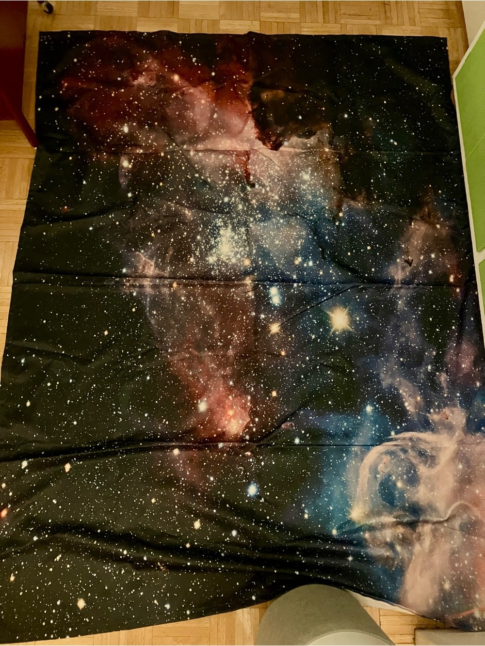 Galaxy Starfield Tapestry Wall Hanging - Multicolor Nebula